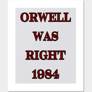 1984 Orwell Posters and Art